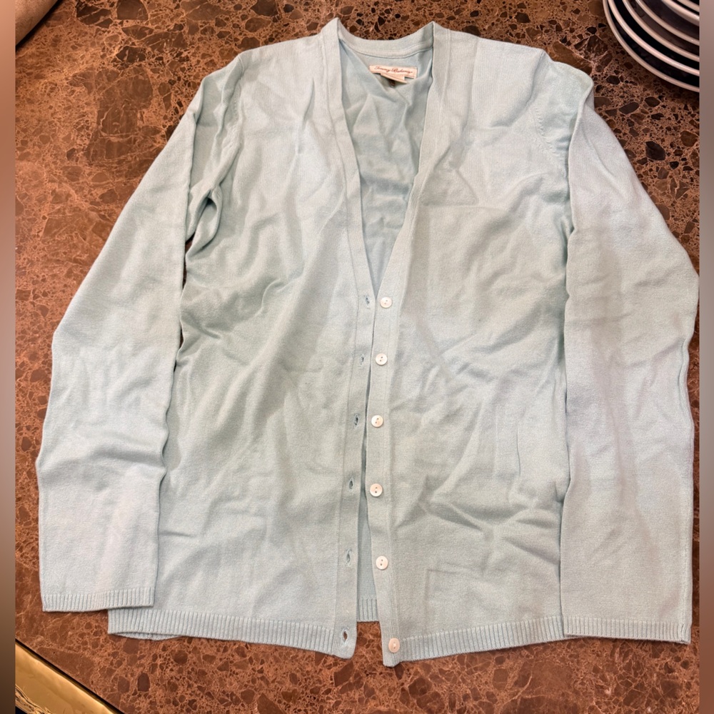 Tommy Bahama Soft Blue Knit Sweater